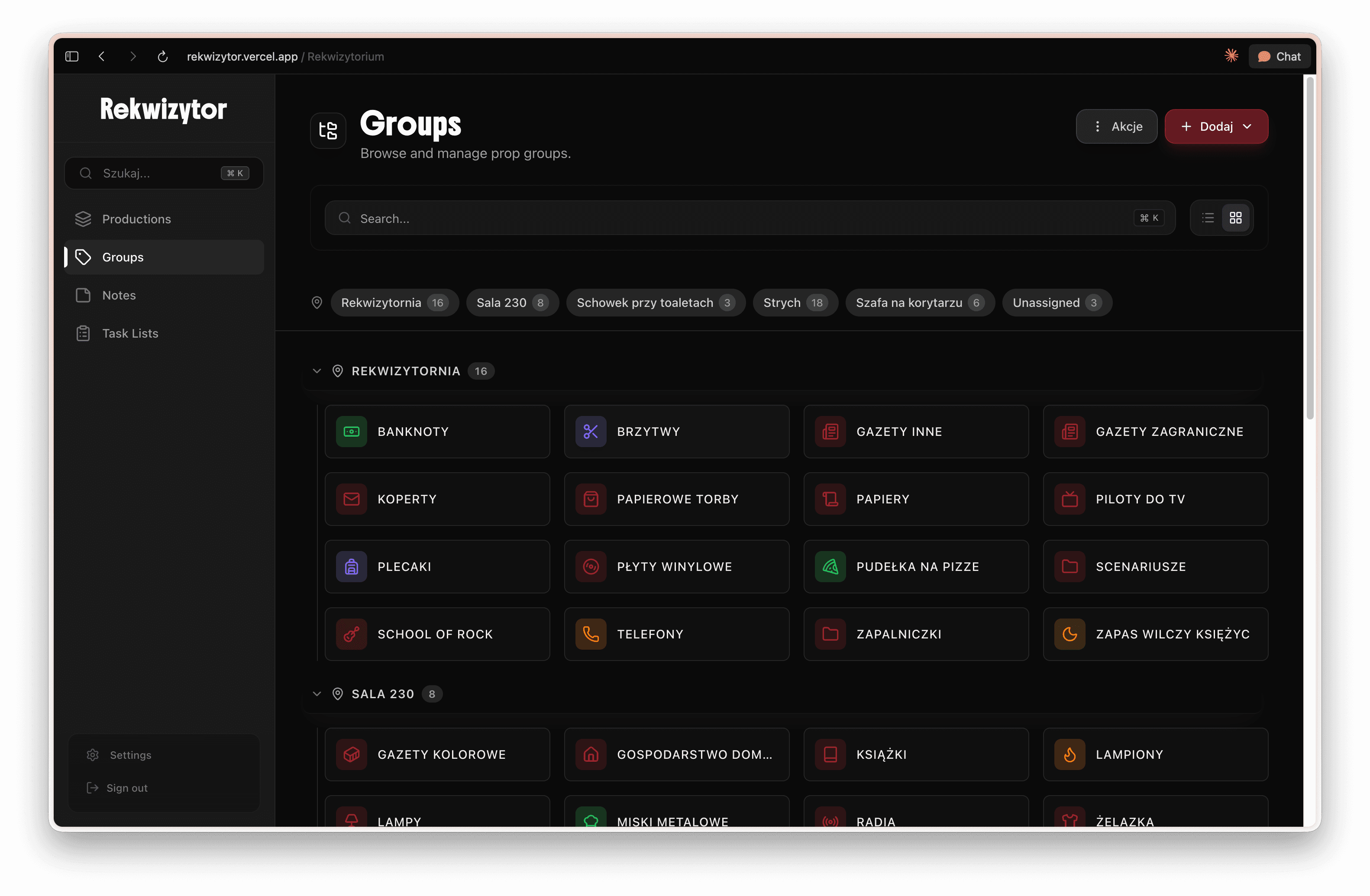 Prop groups